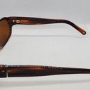 Anne Klein Ann Klein Brown Tortoiseshell Sunglasses, Case, & Dust Bag Photo 12