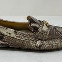 Cole Haan  Womens Size 7 Shelby Snakeskin Print Leather Moccasin Loafer Photo 1