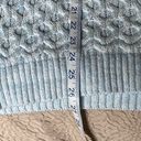 Nine West  Turtleneck Knit Sweater. Size Large. Light Blue Photo 7