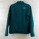 The North Face  Teal Long Sleeve Fleece Pullover Jacket Size M Photo 1