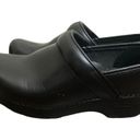 Dansko  Size 37 Black Leather Professional Clog Slide On Comfort  Medical Photo 1