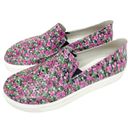 Crocs  Citilane Roka Purple Floral Slip On Sneaker Sz 11 Photo 2