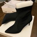 Neiman Marcus  Post Nylon Pointed Booties Photo 5