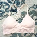 Danskin Sports Bra Bralette Peach Cross Back Photo 0