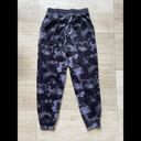 Three Dots  Black Gray Marbeled Fleece‎ Sweatpants Joggers Women's Size Small S Photo 2