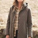 Garnet Hill  insulated quilted everyday car coat size 12 minimalist outdoors Photo 0