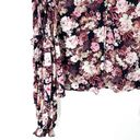 For Love & Lemons  Eclipse floral long sleeve button front top XS Photo 5