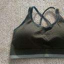 Zella  Green Textured Criss Cross Sports Bra Photo 1