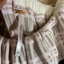 Free People Off Duty Ivory Knit Dress size XS off the shoulder midi sweater Photo 6
