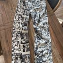 Reformation Cynthia High Rise Straight Leg Jeans Typical Girls Print Photo 3