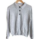 Boden USA BODEN Winchilsea Collared Jumper Sweater Grey Melange Photo 2