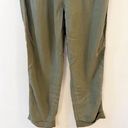 Treasure & Bond  Nordstrom Paperbag Chino Cropped Pants Size 8 Olive Green NEW Photo 9