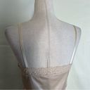 Vintage Cami Slip Dress Nightgown Lace Trim Champagne Mini Midi Length XS/S Photo 5