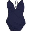 ANDIE  The Bali Lace Up 1 Pcs Swimsuit Sz S Tall Navy Retro Curvy Resort Y2K NWT Photo 4