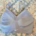 Nike Gray  Strappy Sports Bra Photo 0