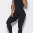 Bombshell sportswear Open Back Tee Bodysuit, Black Photo 0