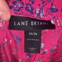 Lane Bryant  barbiecore pink floral tiered 26/28 mini skirt Photo 1