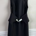 Opening Ceremony  black belted sleeveless scuba shift dress size 6 Photo 0