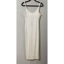 The Range  Dress Size Medium White NWT Alloy Rib Braided Midi Casual Comfort Photo 1