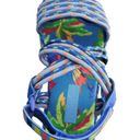 Farm Rio  Blue macaw platform sandals 8 NWT Photo 3