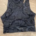 Anthropologie All Fenix  Navy Snakeskin Print Sports Bra Size Small Photo 2