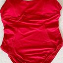 ANDIE Swim The Long Torso The Havana Cherry Red One Piece Swimsuit Size MT Photo 3