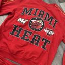 Nba Miami Heat Womens Red Graphic Pullover and Shorts SET Basketball Womens Size L Photo 2