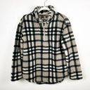 UGG Koolaburra by  Brushed Back Sherpa Oversized Pullover Check Plaid Size XS Photo 0