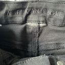 American Eagle  Black Classic High Rise Jegging Denim Blue Jeans size 0 Short Photo 4