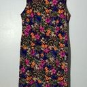 Kathie Lee Collection Vintage  Boatneck Floral Ruffle Sleeveless Sheath Dress Photo 0