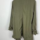 Eliane Rose  Open Front Lightweight Sage Green Jacket Size Large Photo 11