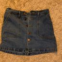 Jean Mini Skirt Blue Photo 0