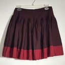 New York & Co. Maroon and Red Skirt Size 2 Photo 8