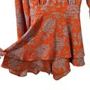 Relipop New  Floral Print Romper in burnt orange - M‎ Photo 3