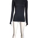 Lululemon  Black Textured Hooded Long Sleeve Top Photo 0