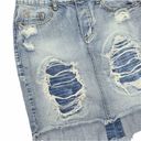 Vanilla Star Jeans Vanilla Star Distressed Highlow Jean Skirt Size 8 Photo 2