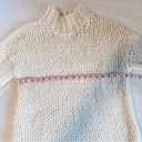 Just Female Cookie Knit Sweater Small White Photo 5