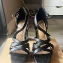 Black Wedge Heels Size 7 Photo 0