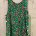 Draper James Deeper James RSVP shirt size S length 22”bust 30” color green with flower design Photo 0