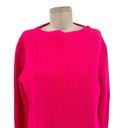 Generation Love  Sadie Cashmere & Wool Asymmetric Sweater Hot Pink Medium Photo 2