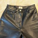 Aritzia Wilfred Faux Leather Black Pants Great Condition For A Night Out Photo 3