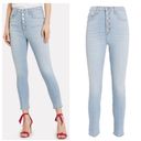 Veronica Beard  Debbie 10" Skinny High Rise Jeans in Air Wash Size 26 Light Wash Photo 2