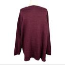 Lane Bryant  Cable Knit Shimmer Metallic Pullover Sweater in Purple Size 22/24 Photo 7