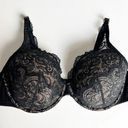 Thirdlove [] Black 24/7 Lace Contour Plunge Underwire Push-Up Bra Size 44C Photo 0