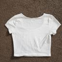 Love Culture White S/S Crop Top, Women's S Photo 3