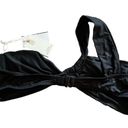 Good American NWT  Bali Bikini Top 2X Black One Shoulder Swimwear Beach Vacation Photo 2