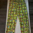 TMNT Teenage Mutant Ninja Turtles Elastic Waist Drawstring Pajamas Green Unisex Size M Photo 2