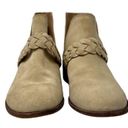 Kaanas  Leather Braided Strap Boho Western Ankle Booties Tan Womens Size 10 Photo 4