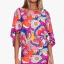 Trina Turk NWT  Sevilla Tunic Cover-Up Dress – Small Psychedelic 60s 70s style Photo 12