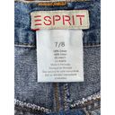 Esprit Vintage  Denim Button Mini Skirt / Size 7/8 Photo 3